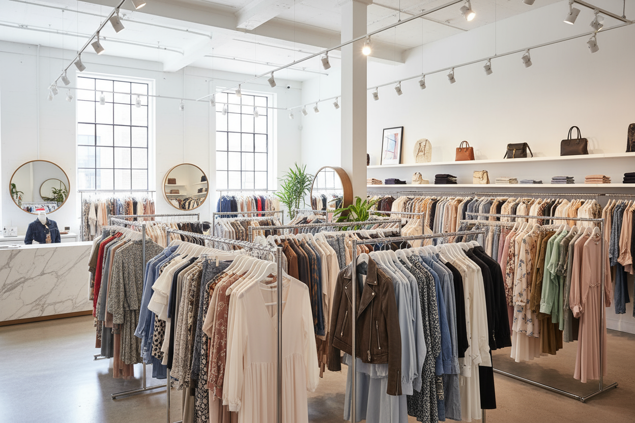 multiple cloths rack