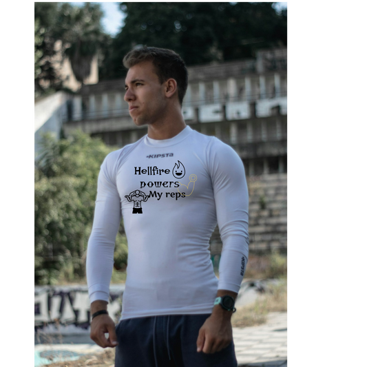 Hellfire Power My Reps – Premium Gym Graphic Tee